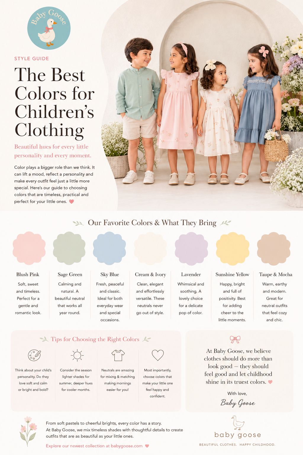 The Best Colors for Children’s Clothing: A Guide for Parents