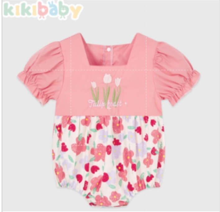 Tulip Garden Baby Romper