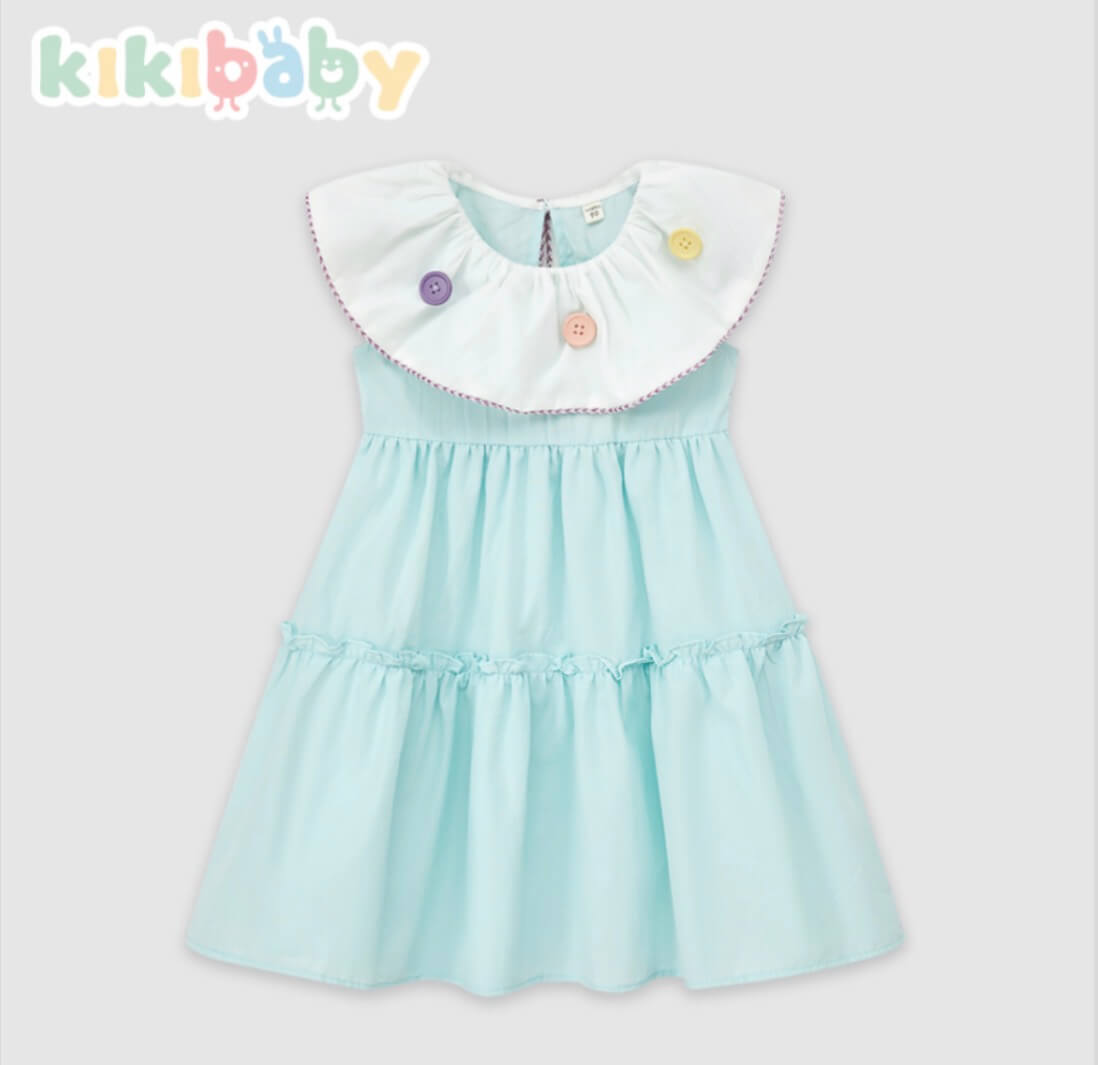 Pastel Button Dress