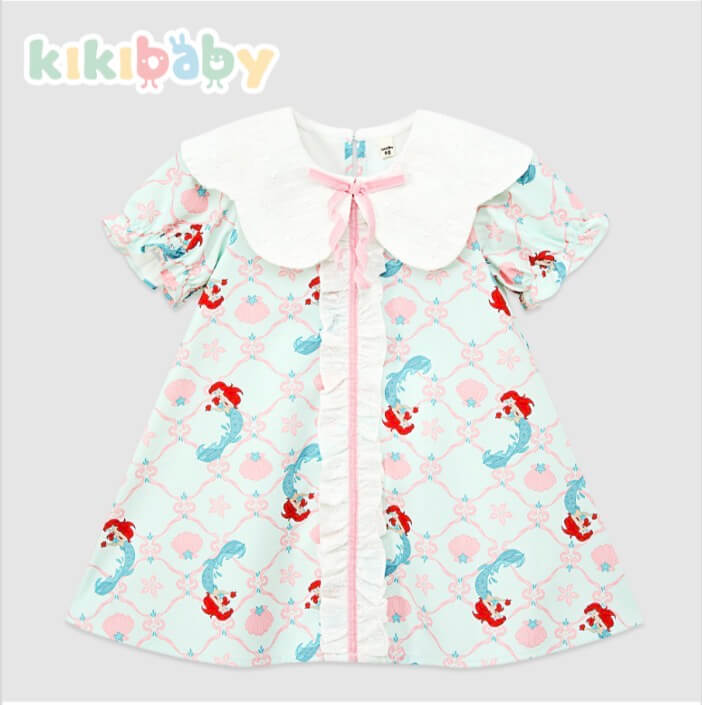 Little Mermaid Printed Dress