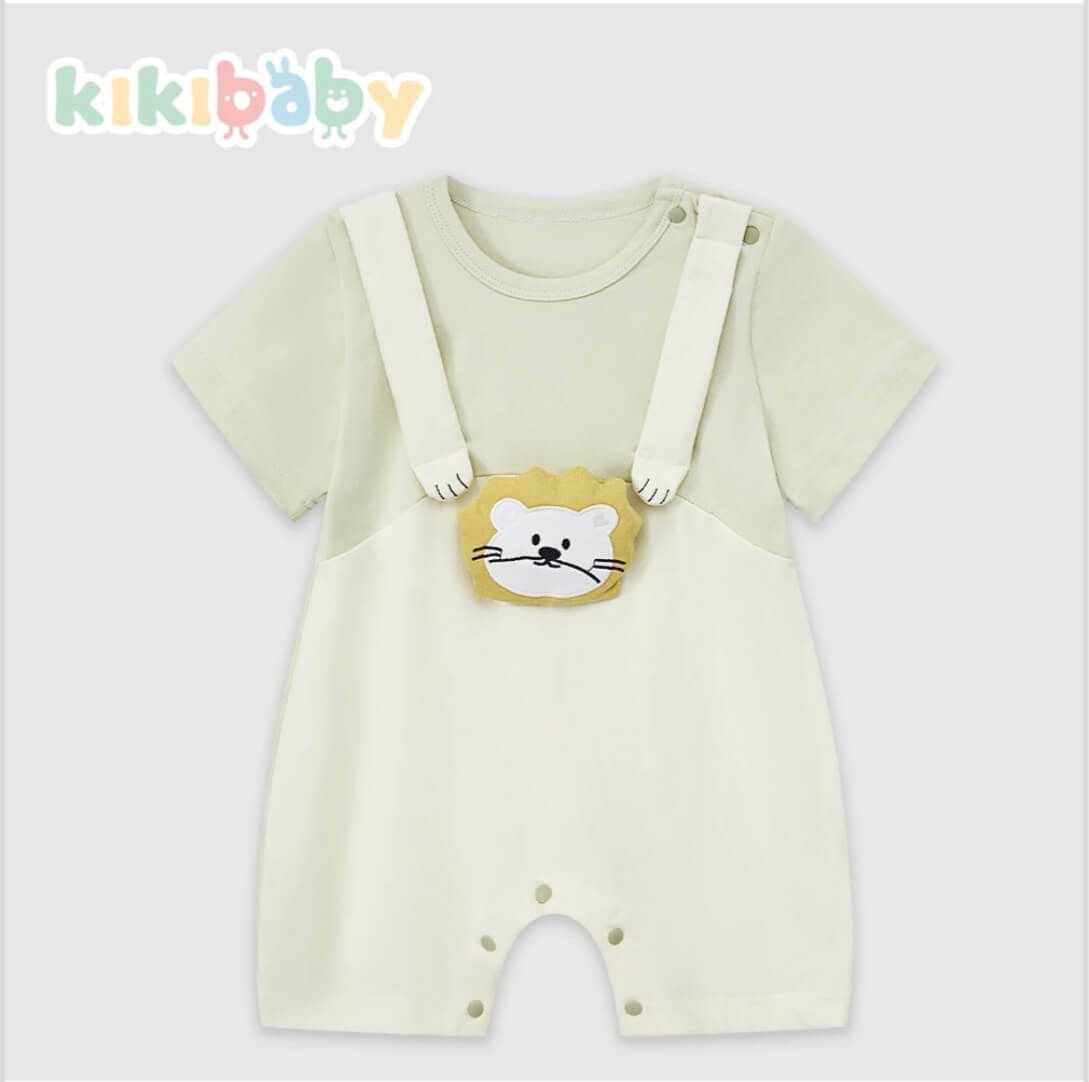 Little Lion Overall Baby Romper